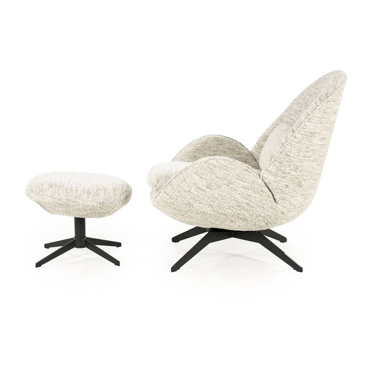 Eleonora fauteuil Ryan met arm beige