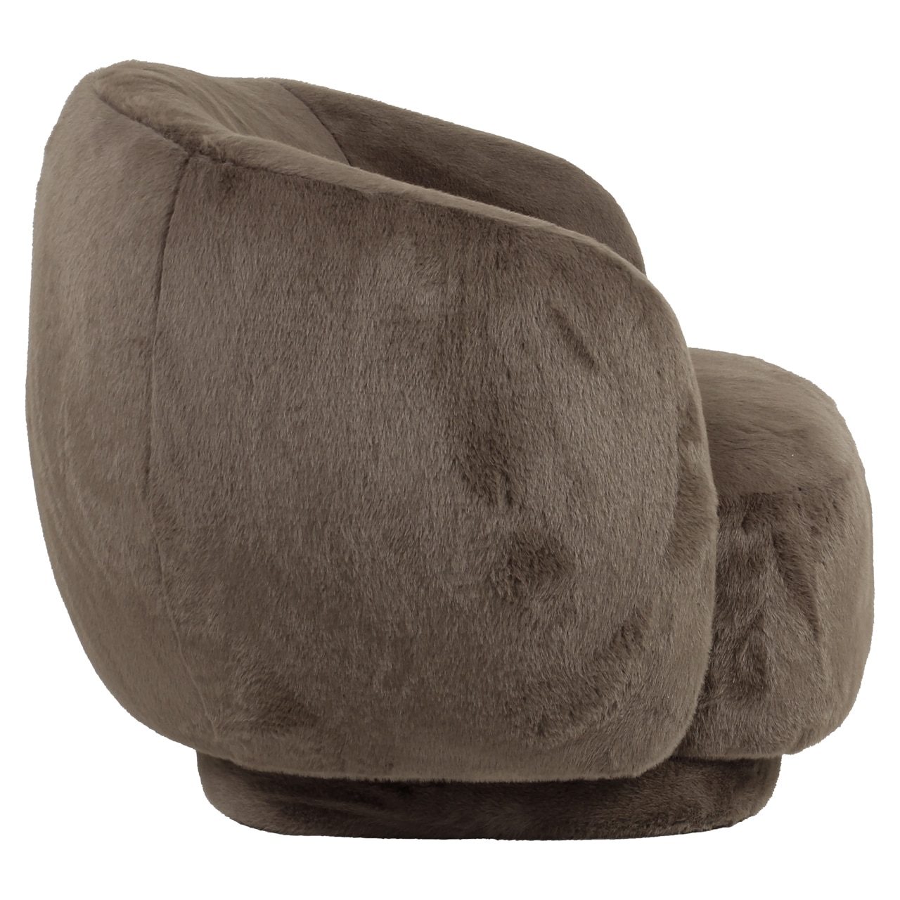 Richmond Interiors draaifauteuil Negreslo met arm bruin fluffy
