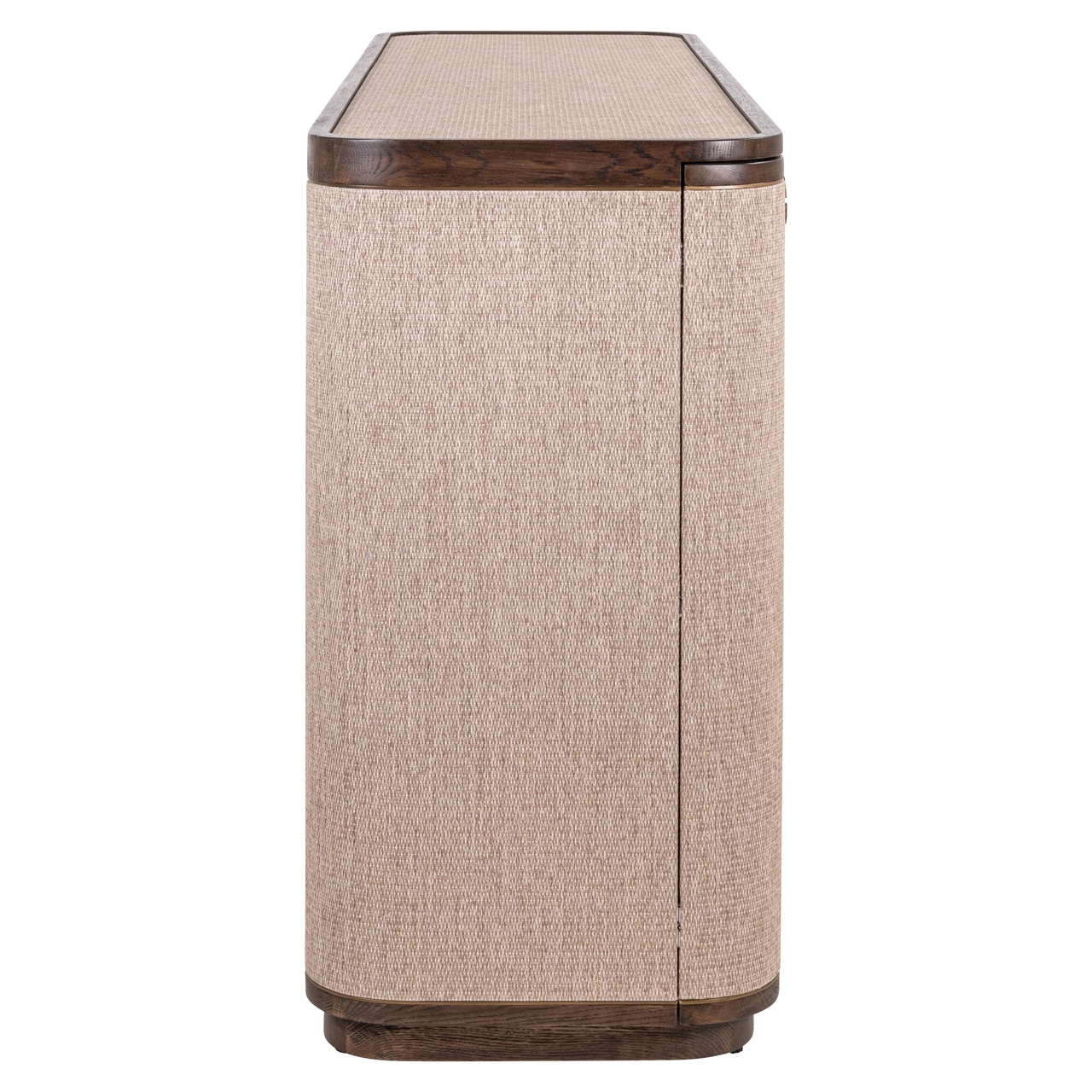 Richmond Interiors dressoir Willox 180x45x86 cm linnen/glas