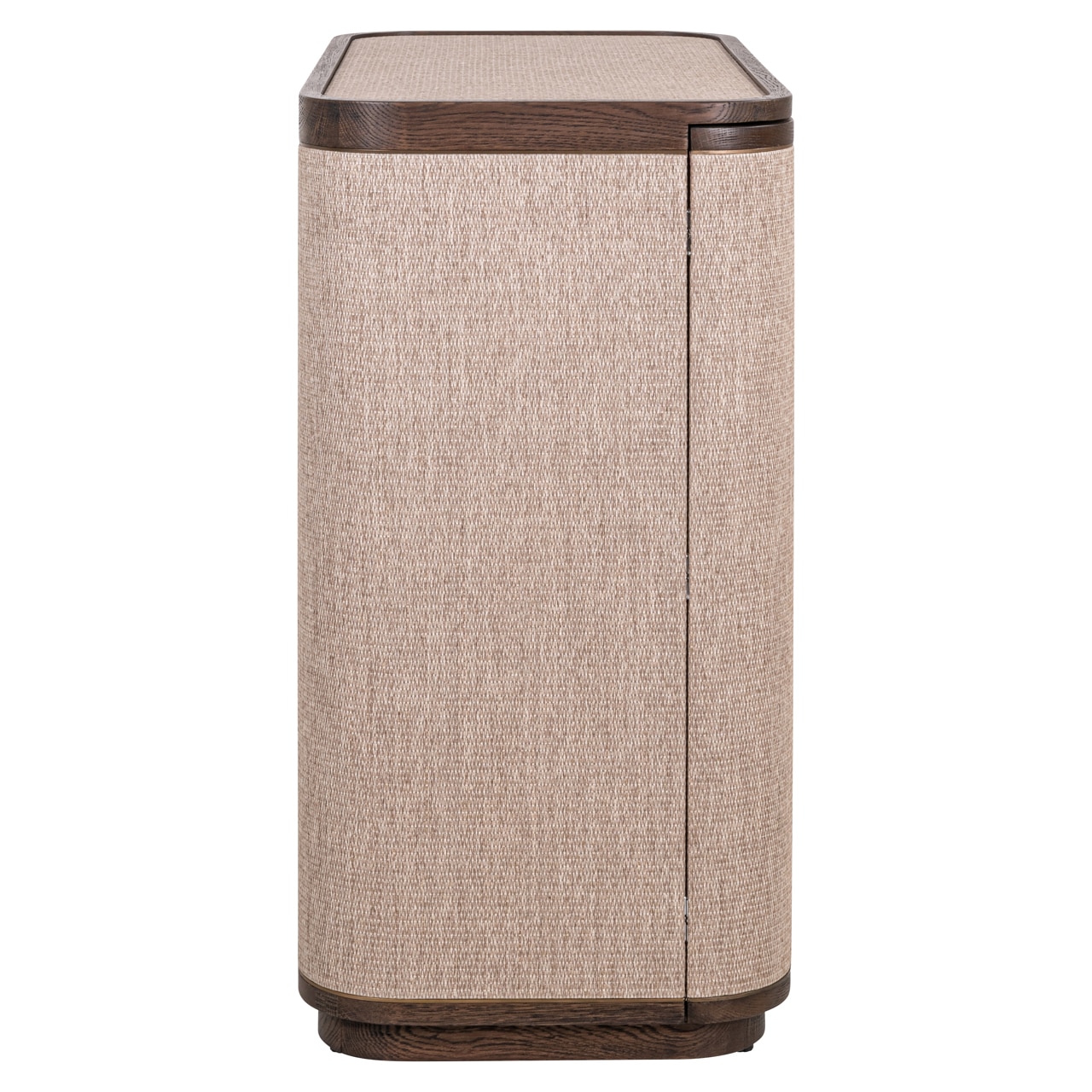 Richmond Interiors dressoir Willox 90x45x86 cm linnen/glas