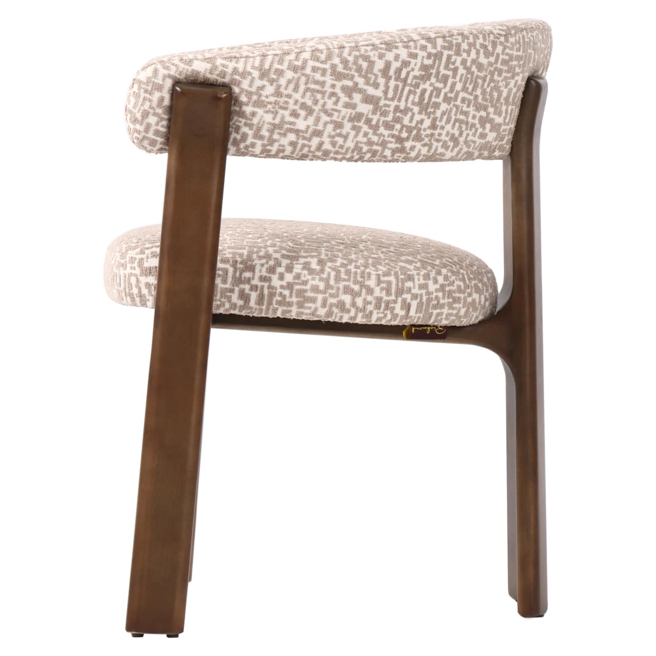 Richmond Interiors eetkamerstoel Contigo met arm natural geo