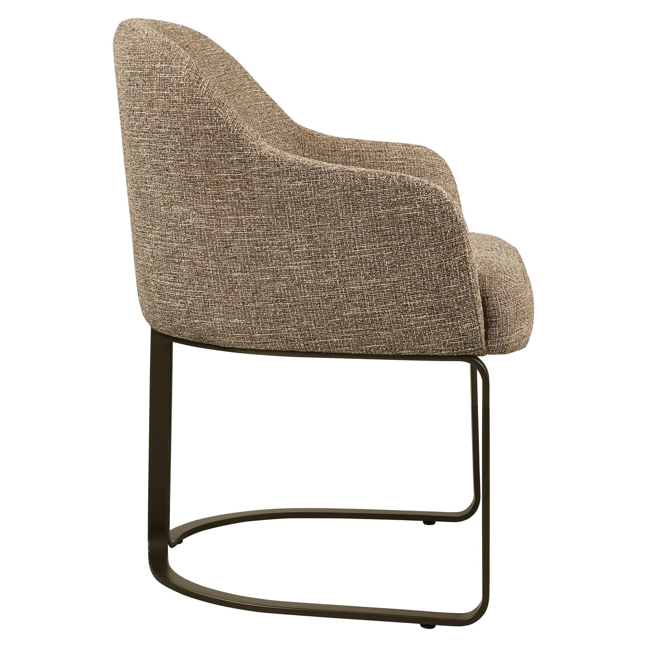 Richmond Interiors eetkamerstoel Hadley brown tweed
