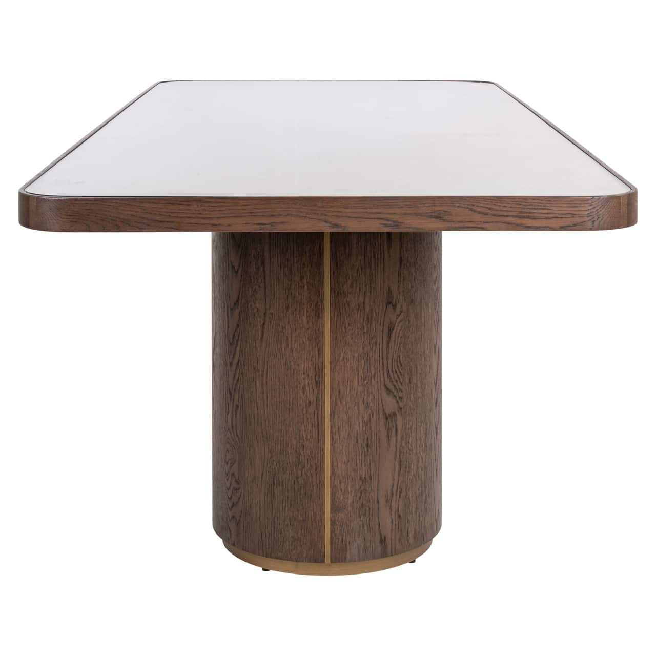 Richmond Interiors eettafel Willox 235 cm linnen/glas