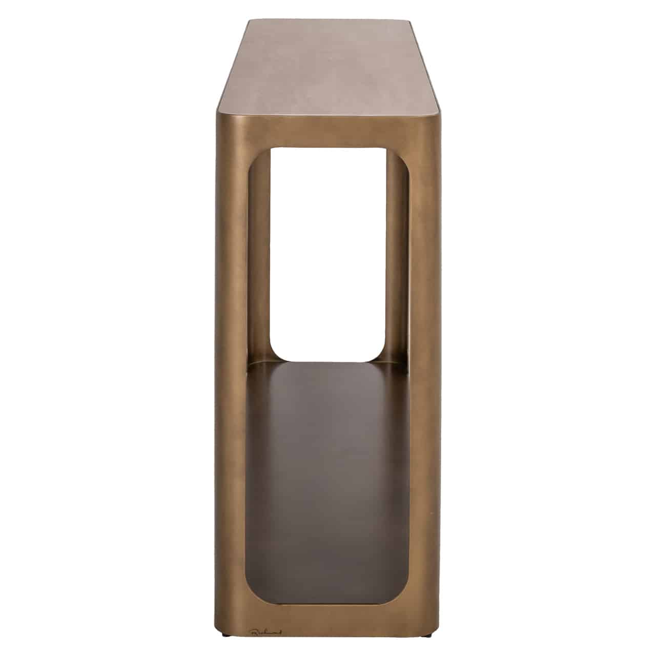 Richmond Interiors wandtafel Claridge 140x35x80 cm keramiek