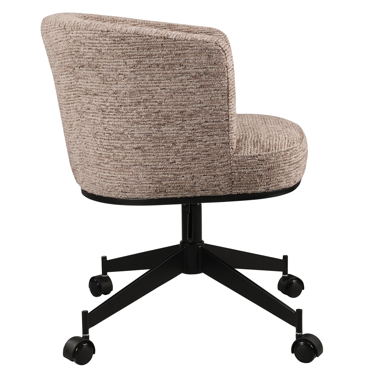 Richmond interiors eetkamerstoel Rochenne draaibaar met arm mocca