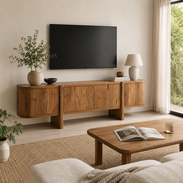 Eleonora tv meubel Julian 170x43x50 cm acacia